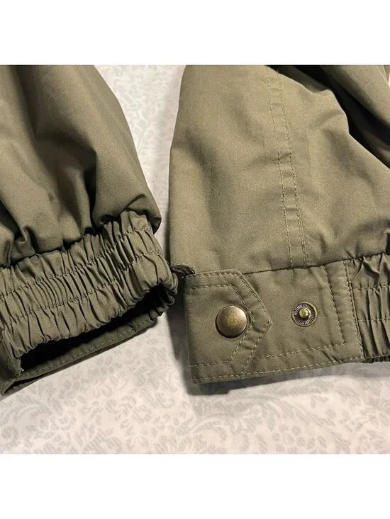 Men’s Size Large Tourney Gore Tex Jacket Windbreaker Color Block Blue Tan - Picture 14 of 14